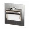DRACO LED NEW 1,5W, oprawa schodowa podtynkowa, 12VDC, 30lm, 6000K, satyna, czujnik ruchu i zmierzchu