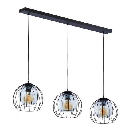 Dunia 3P E27, lampa wisząca, max. 15W, czarna