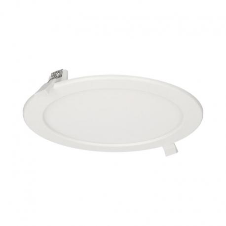EURUS LED 18W, oprawa downlight, podtynkowa, okrągła, 1600lm, 4000K, biała, wbudowany zasilacz LED