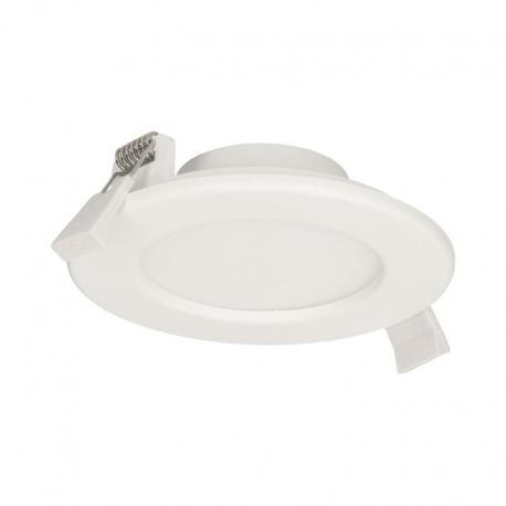 EURUS LED 9W, oprawa downlight, podtynkowa, okrągła, 530lm, 3000K, biała, wbudowany zasilacz LED